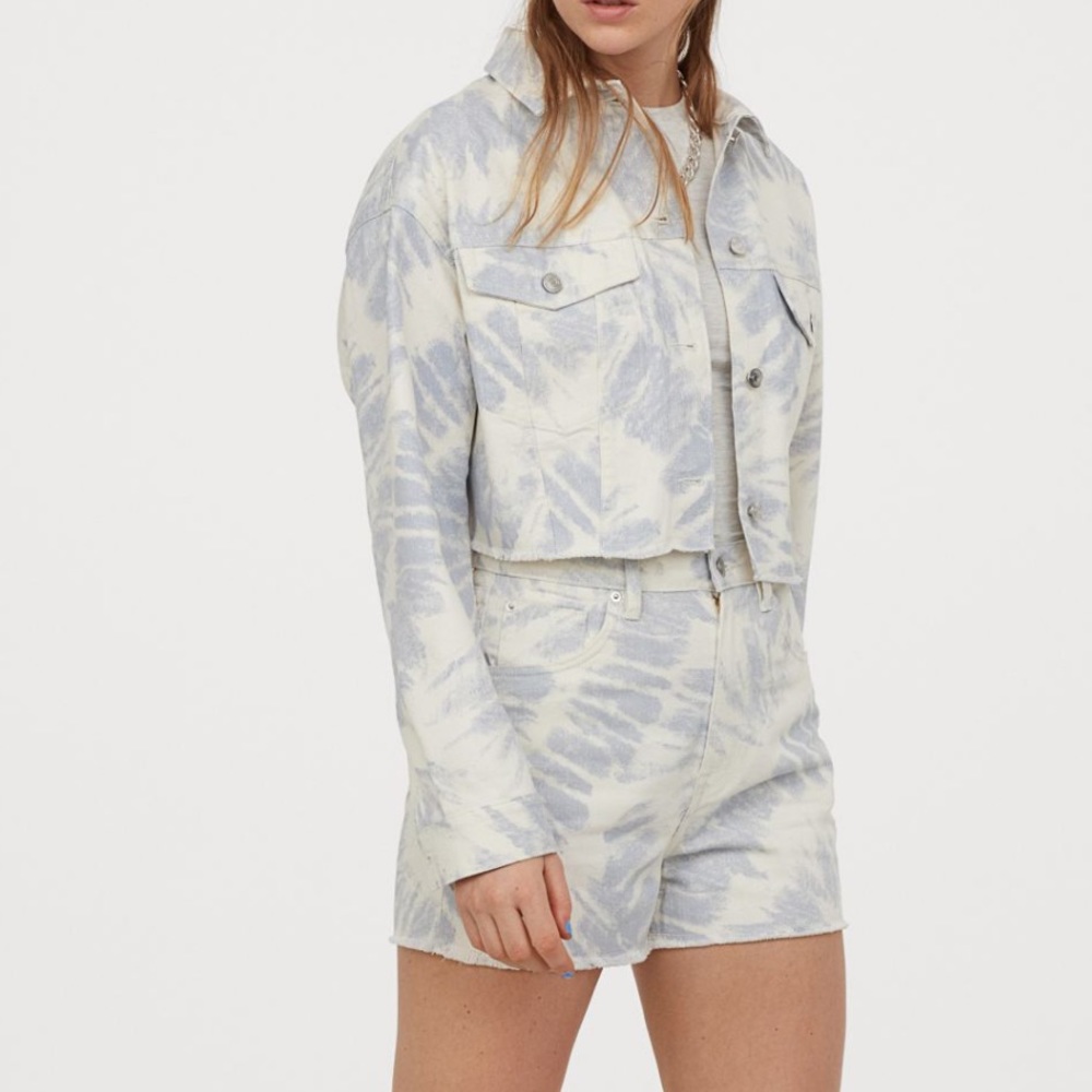 H&M tie dye denim set